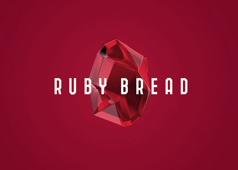 RUBY BREAD 面包烘焙標(biāo)志設(shè)計(jì)&品牌視覺形象設(shè)計(jì)